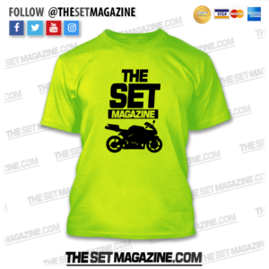 The Set Official Reflective Neon Motorcycle Rider T-Shirt