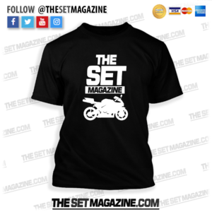 The Set Official Black Motorcycle Rider T-Shirt