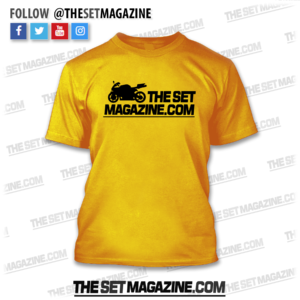 The Set Magazine Reflective Orange Promo T-Shirt