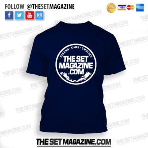 The Set Magazine Official Logo Navy Blue T-Shirt