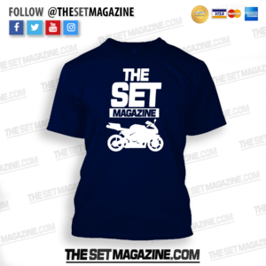 The Set Magazine Official Motorcycle Navy Blue T-Shirt
