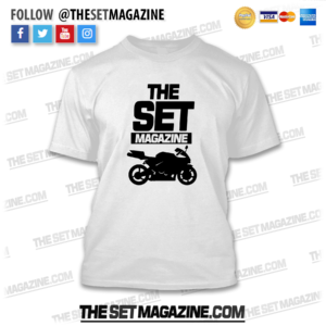 The Set Magazine Official Motorcycle White T-Shirt
