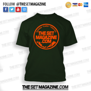 The Set Magazine Hunter Green & Orange Logo