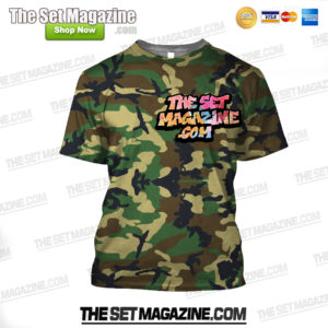 The Set Magazine "Camo" Graffiti T-Shirt