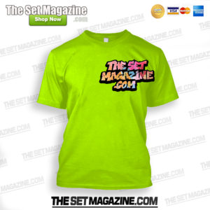 The Set Magazine "Neon Green" Graffiti T-Shirt