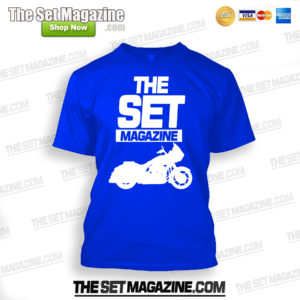 The Set Magazine Official "Harley" Royal Blue T-Shirt