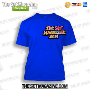 The Set Magazine "Royal Blue" Graffiti T-Shirt