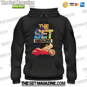 The Set Magazine "Harley" Art Hoodie (Black)