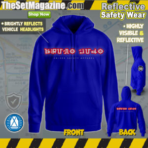 Reflective "Royal Blue" Hoodie - Bruno Judo (Unisex Safety Wear Collection)