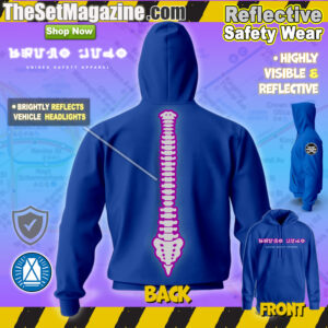 Reflective Hoodie - Bruno Judo "@DamnSheHard" Edition Reflective Safety Hoodie